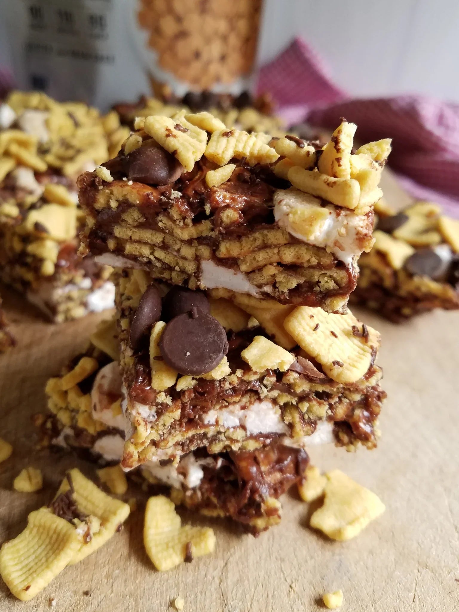 Macro-friendly S'mores Square