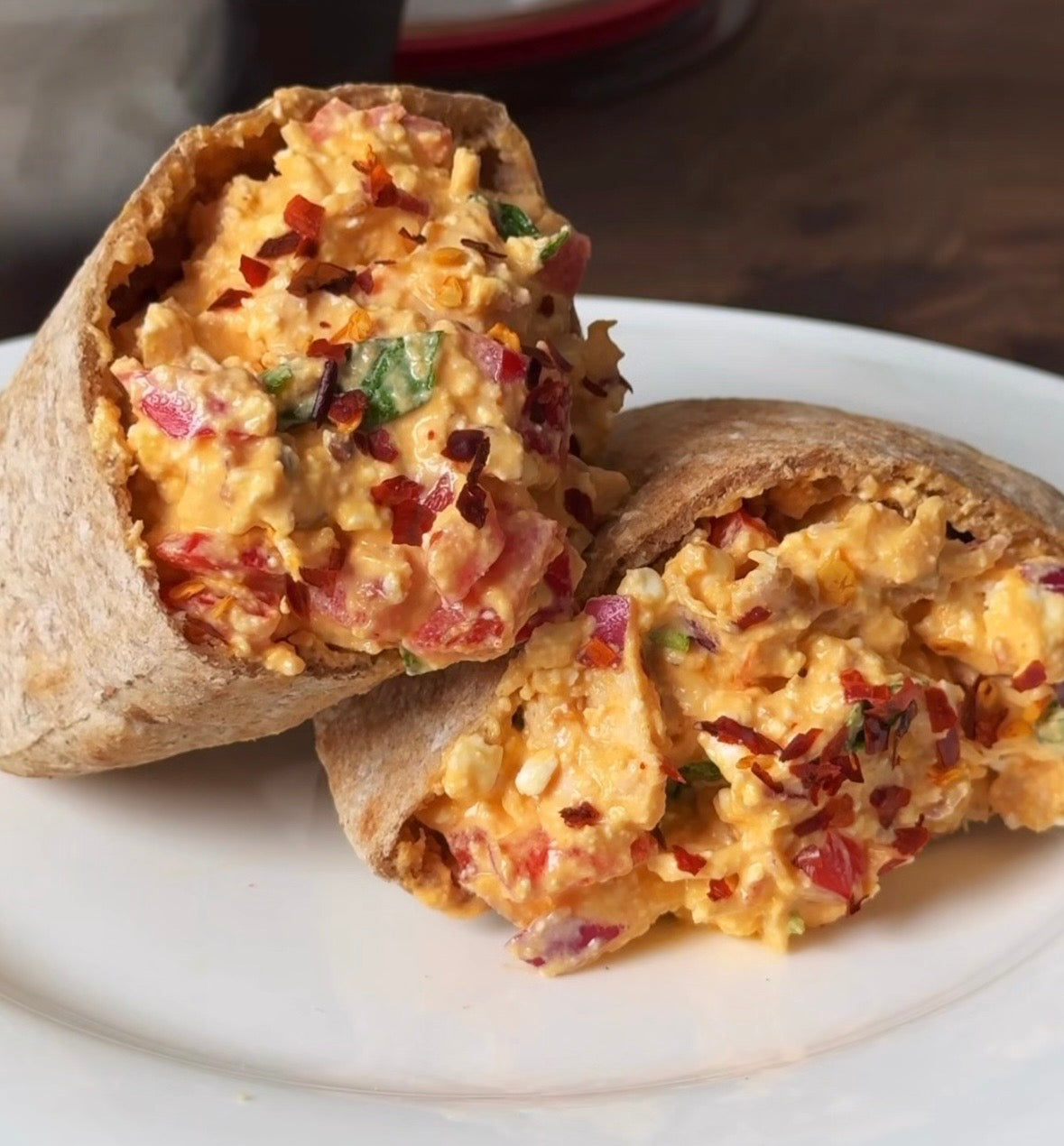 Spicy Feta Chicken Crunch (Hot Pita Filling)